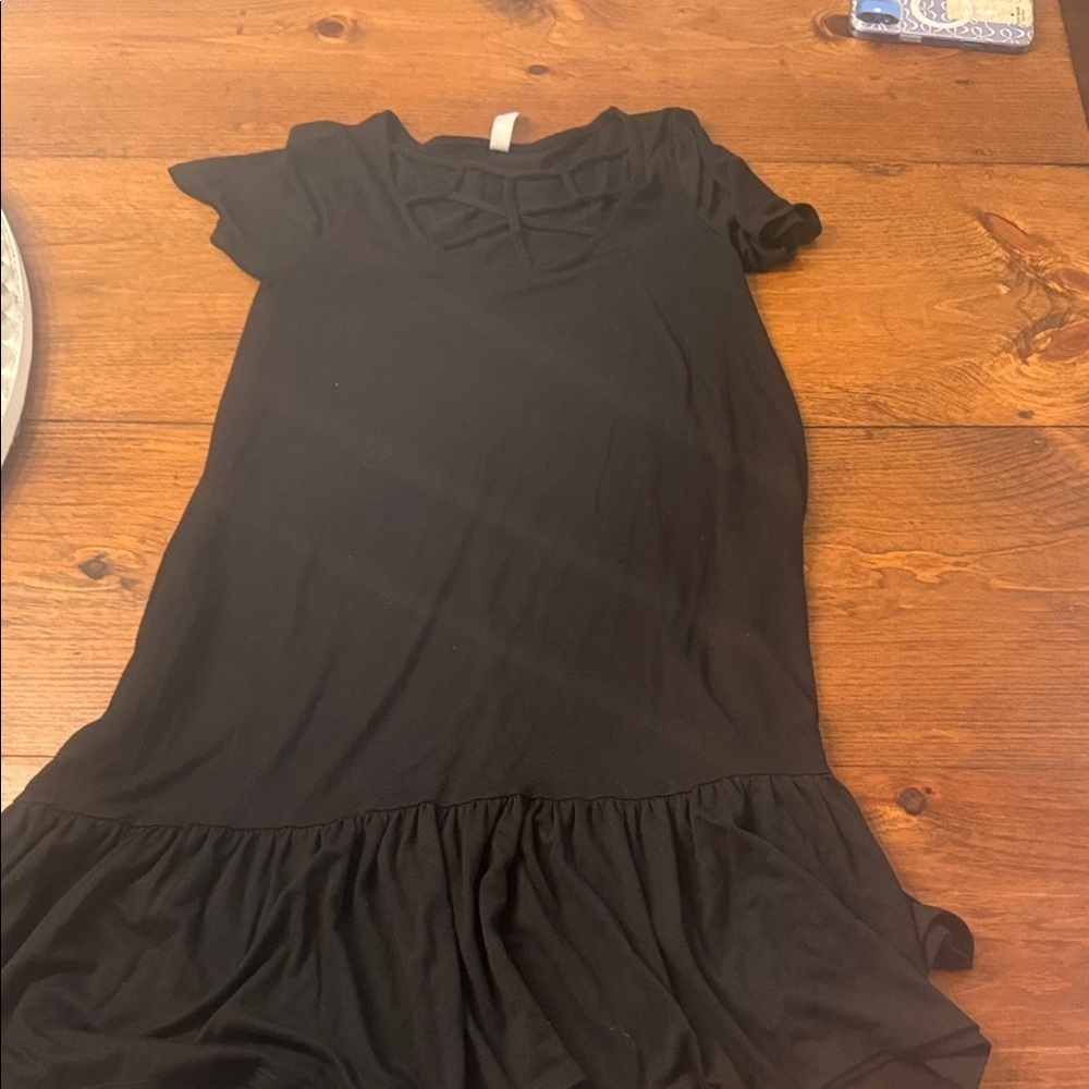 Zenana Outfitters Black short Sleeve Dress
